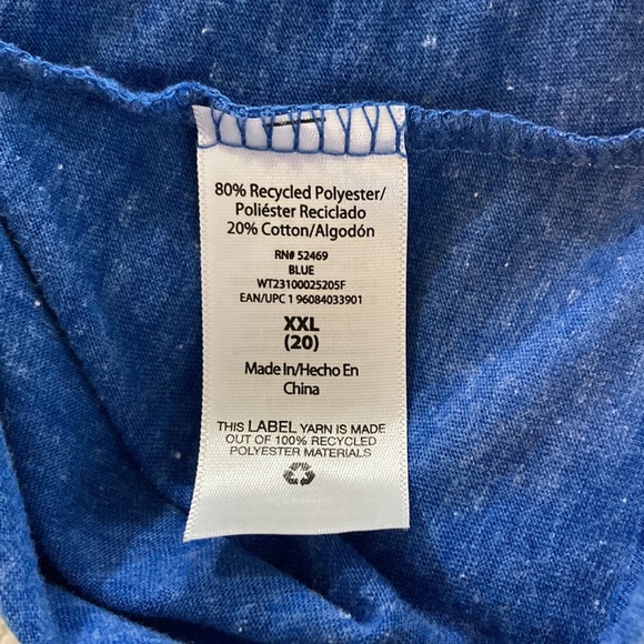 Size XXL (20) Women’s Patriotic Cat Short Sleeve Tee Shirt - Picture 5 of 7